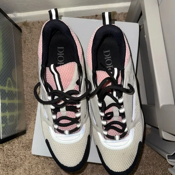 Puma Beige and Black Sneakers